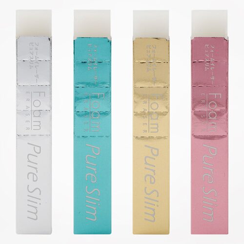 日本SAKURA樱花牌橡皮擦美术生用PureSLim半透明超薄长条细节擦拭
