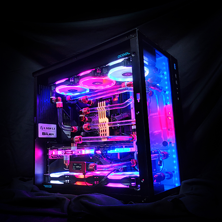 I9 13900K/RTX4090包豪斯全机分体式水冷电竞游戏工作站主机