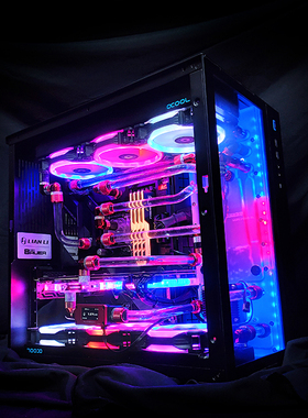 I9 13900K/RTX4090包豪斯全机分体式水冷电竞游戏工作站主机