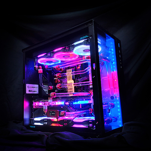 I9 13900K/RTX4090包豪斯全机分体式水冷电竞游戏工作站主机