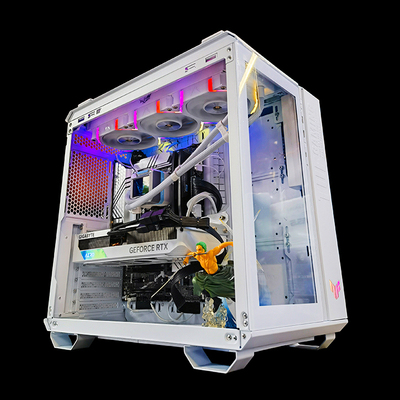 I9 13900KF/RTX4070TI华硕技嘉TUF电竞特工海景房水冷游戏主机