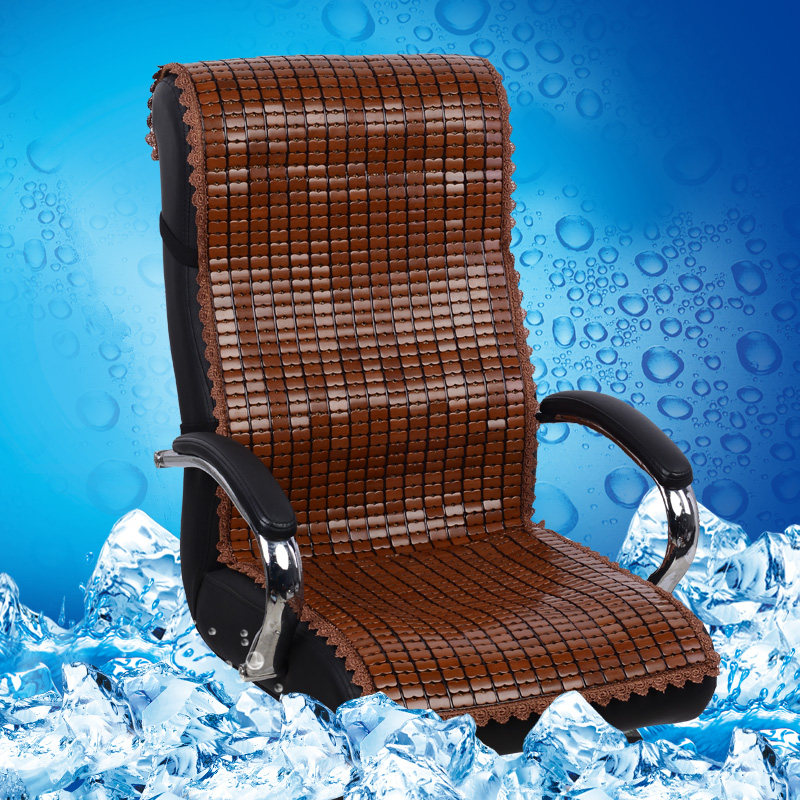 布兜夏季碳化麻将块坐垫老板椅垫办公室凉垫靠背竹坐垫凉席椅子垫