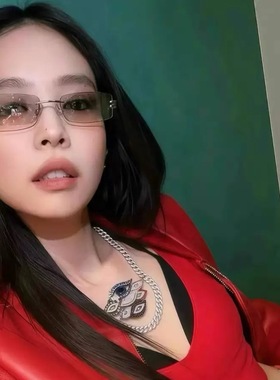 Jennie同款无框墨镜女水银色Y2K辣妹风高级感gm小方框太阳眼镜男