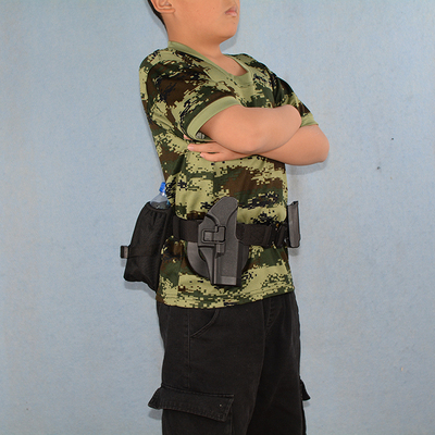 G17快拔套弹夹套儿童小孩格洛克P1战术腰带手枪套表演道具造型N1
