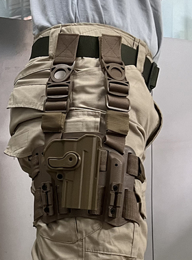 格洛克战术绑大腿快拔套枪套通用G17 P320 1911 P226 UDL M18 G22