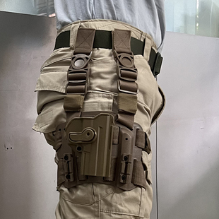 P320 M18 1911 UDL G22 P226 格洛克战术绑大腿快拔套枪套通用G17