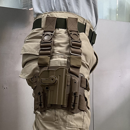格洛克战术绑大腿快拔套枪套通用G17 P320 1911 P226 UDL M18 G22