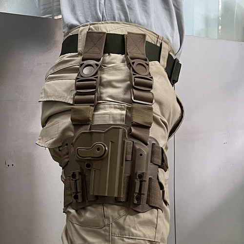 绑大腿快拔套枪套P320G01