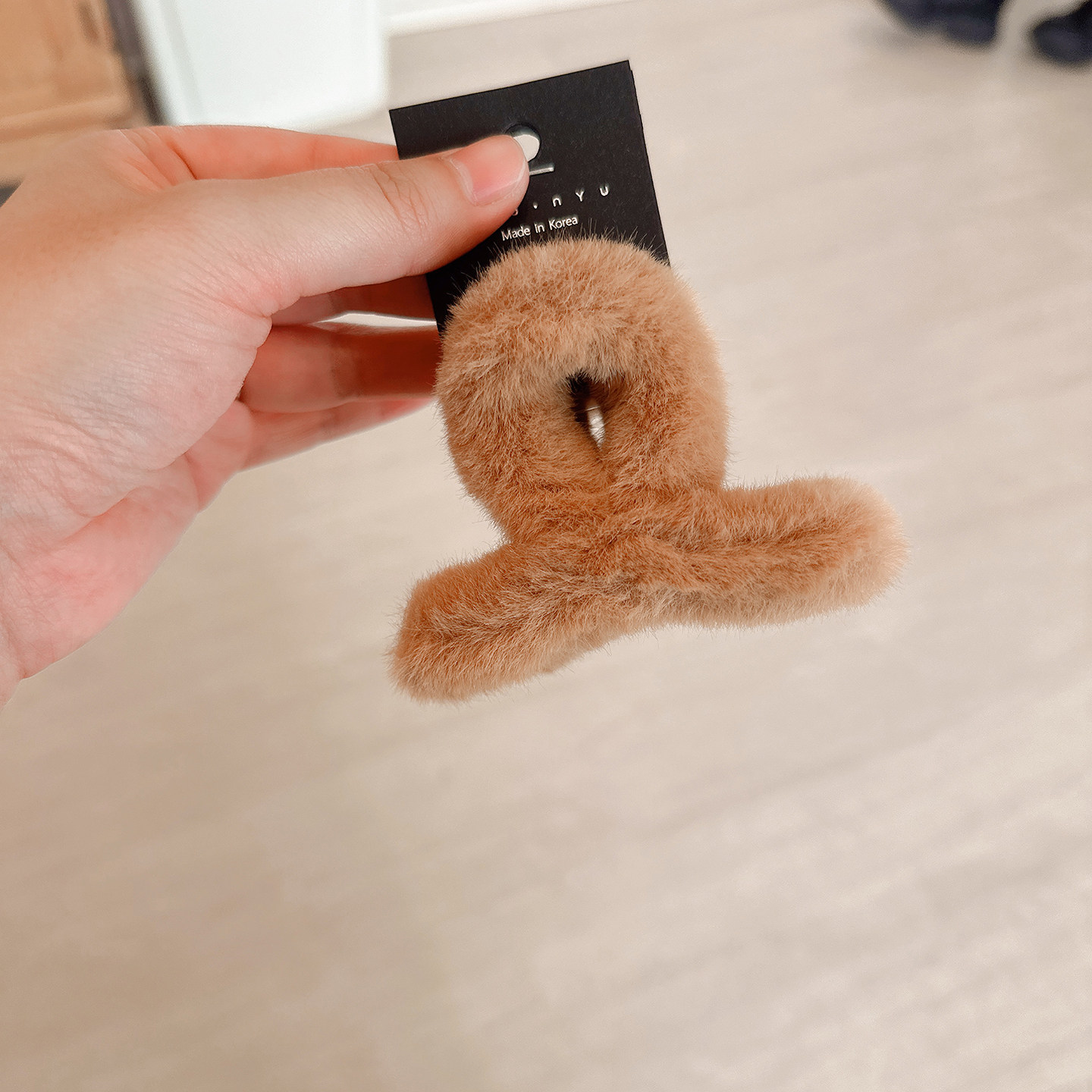 NOTEDDUNG发量少用秋冬毛绒抓夹