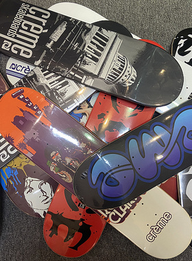 CREME滑板板面英国品牌专业滑板 瑕疵7.7英寸小尺寸 girl Baker