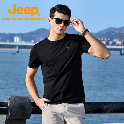 Jeep户外高端男士云锦系列短袖