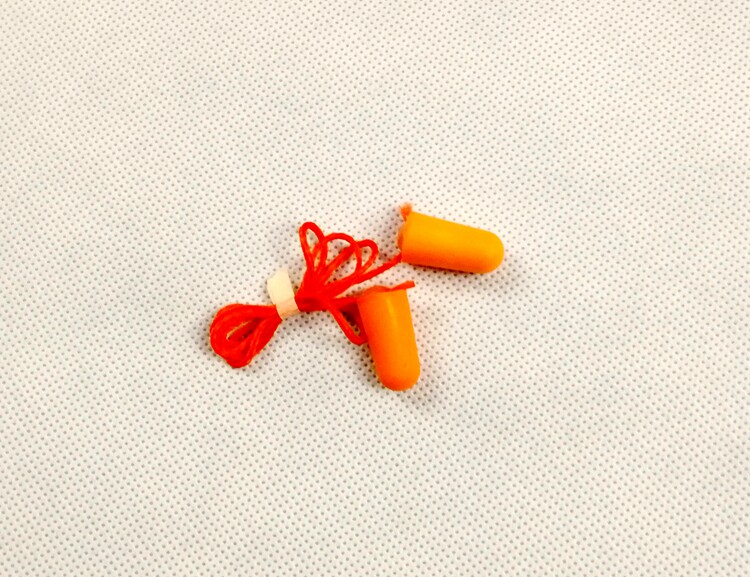 包邮10个1110型发泡记忆棉隔音防噪音耳塞睡眠学习睡降噪耳塞带线