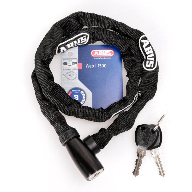 德国abus链条锁密码锁儿童山地公路自行车锁防盗锁便携迷你锁头