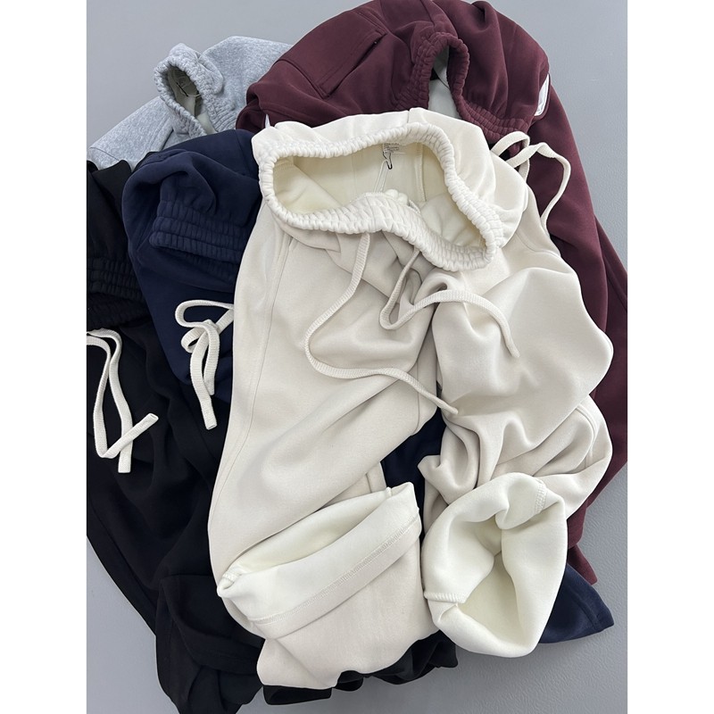 神裤随便搭自留推荐加绒弯刀裤水洗棉宽松休闲长裤百搭纯色卫裤女,女装/女士精品,卫裤,淘宝优惠券,粉丝福利购,淘宝优惠卷