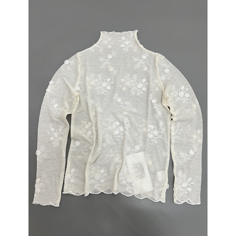 法式蕾丝打底衫女春秋新款