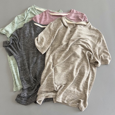 套头圆领软糯透气针织衫