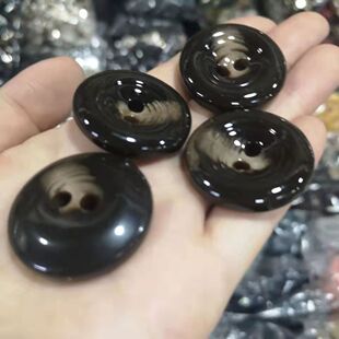 树脂西装纽扣圆形大号女男羊绒毛呢大衣风衣外套西服个性扣子