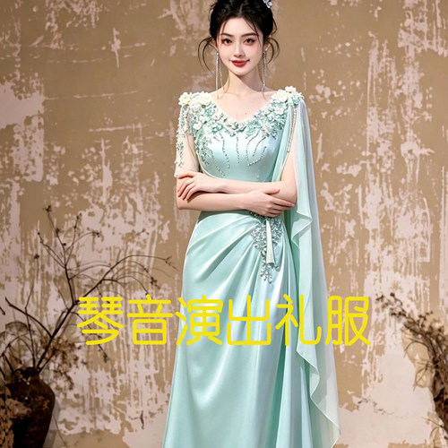 独唱礼服女高级感大气舞台表演服