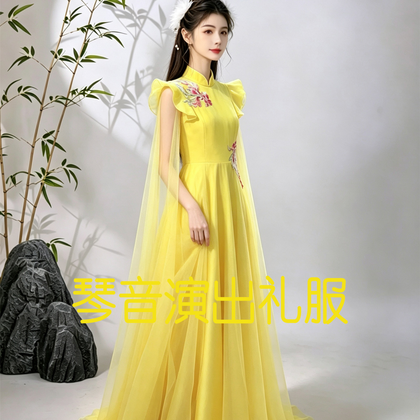 儿童独唱礼服女童高级感舞台表演图片