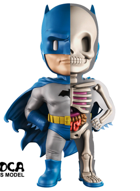 4DXXRAY master蓝色蝙蝠侠Mighty Jaxx Jason Freeny解剖卡通摆件