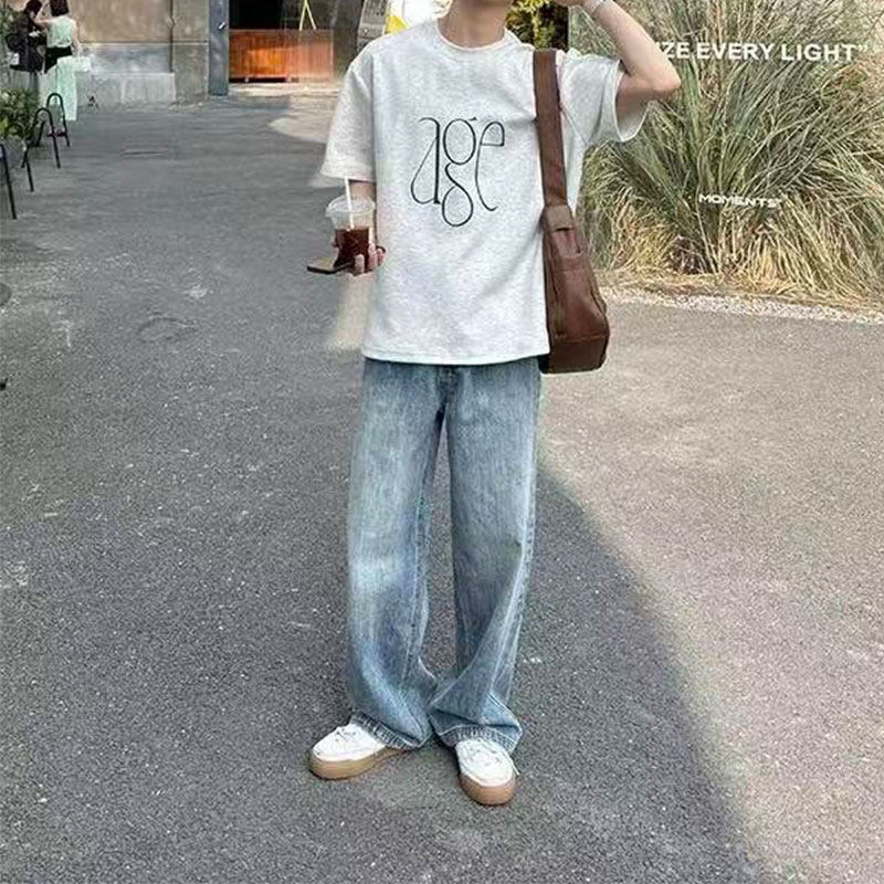 一只卷毛羊2025年秋季矮个子牛仔裤