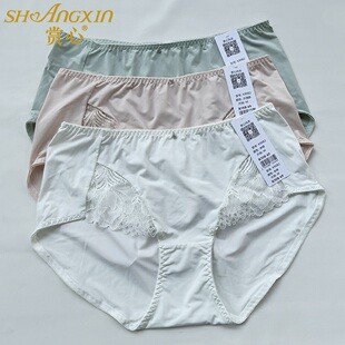 K9082中腰蕾丝花边包臀纯棉底裆底裤 3231配套内裤 9082 赏心新款
