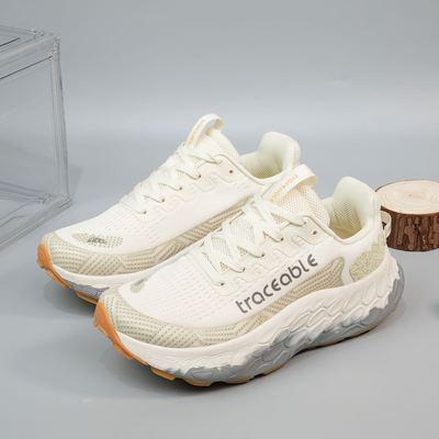 Traceable外贸透气减震情侣厚底户外登山徒步越野男女跑鞋6655
