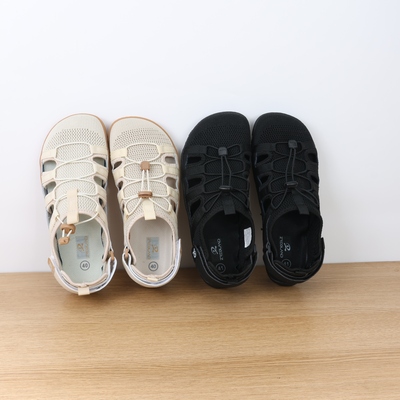 特别舒服 轻便美国4E宽楦赤足多功能健身办公开车运动凉鞋男女