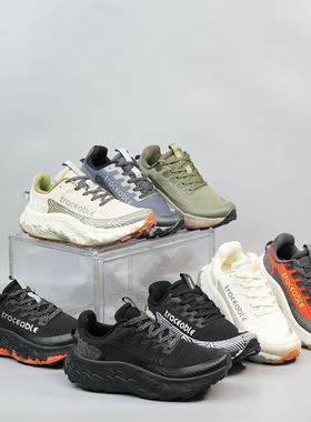 Traceable外贸透气减震情侣厚底户外登山徒步越野男女跑鞋6655