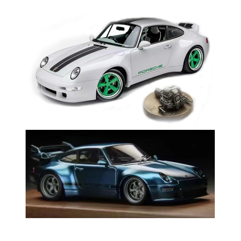 MY64 1:64Gunther Werks 911 400R GW引擎版树脂汽车模型静态限量
