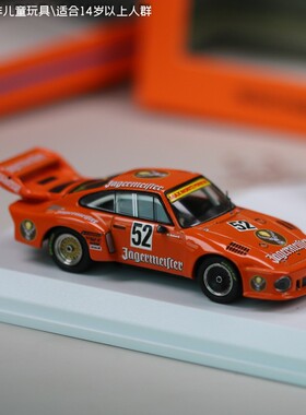 TARMAC WORKS TW迷你切保时捷赛车935鹿头涂装 1/64 合金汽车模型