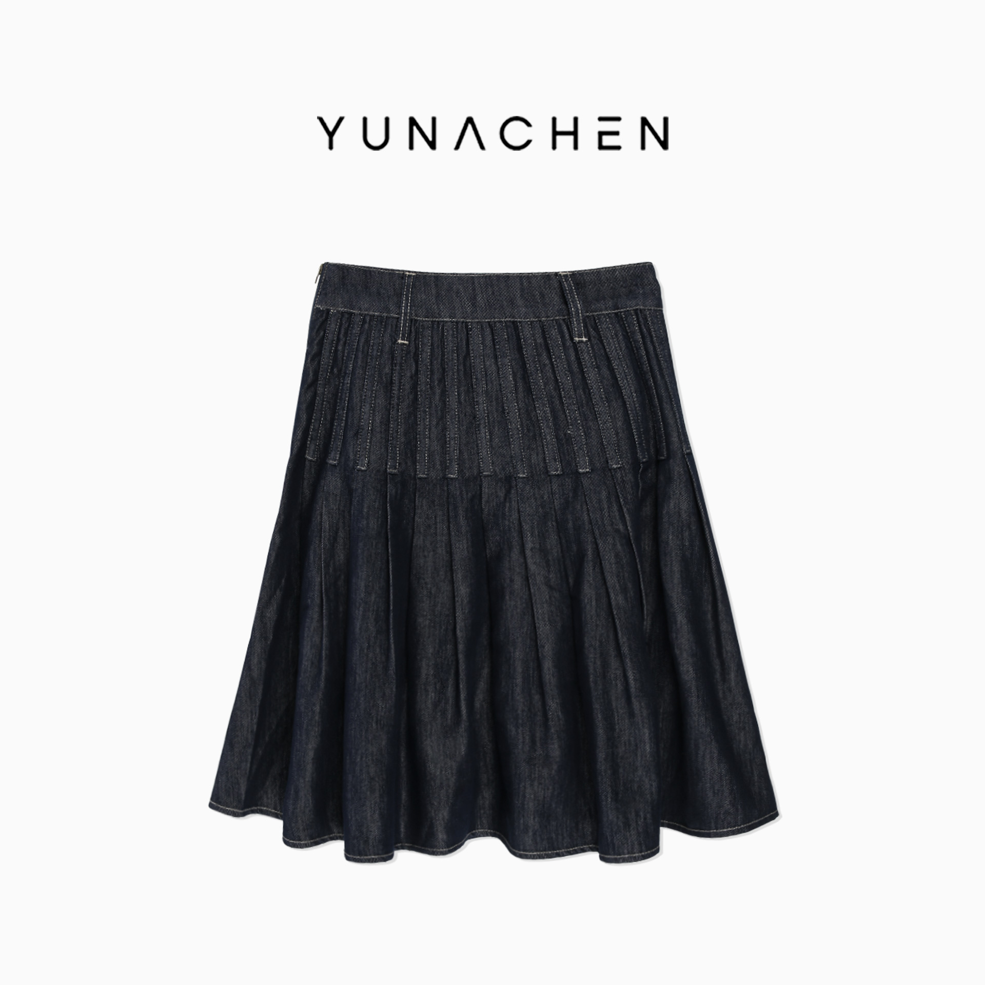 菠萝宝宝yuna牛仔半身裙