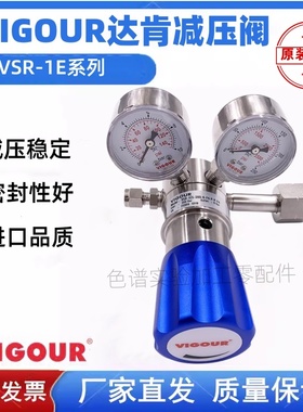 VIGOUR达肯一级减压阀钢瓶式减压器VSR-1E 系列双表带钢瓶接头