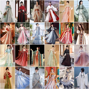 出租超仙飘逸古风女款汉服租借整套成人服装中秋仙气古装套装租赁