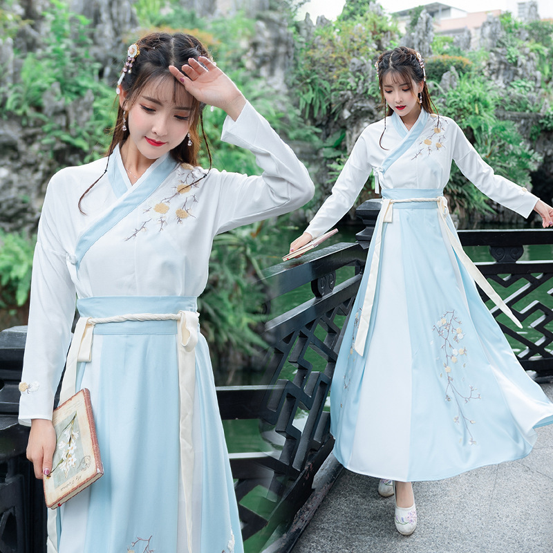 古装汉服出租运动会进场开幕小清新演出舞蹈服旅拍写真抖音视频