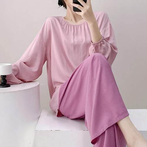 纯棉睡衣女款春秋季2025新款