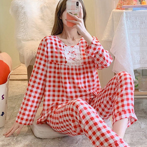 2022棉绸女家居服薄款