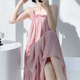 2025年新款 性感高级感吊带裙棉绸可外穿裙子 纯色吊带睡裙女春夏季