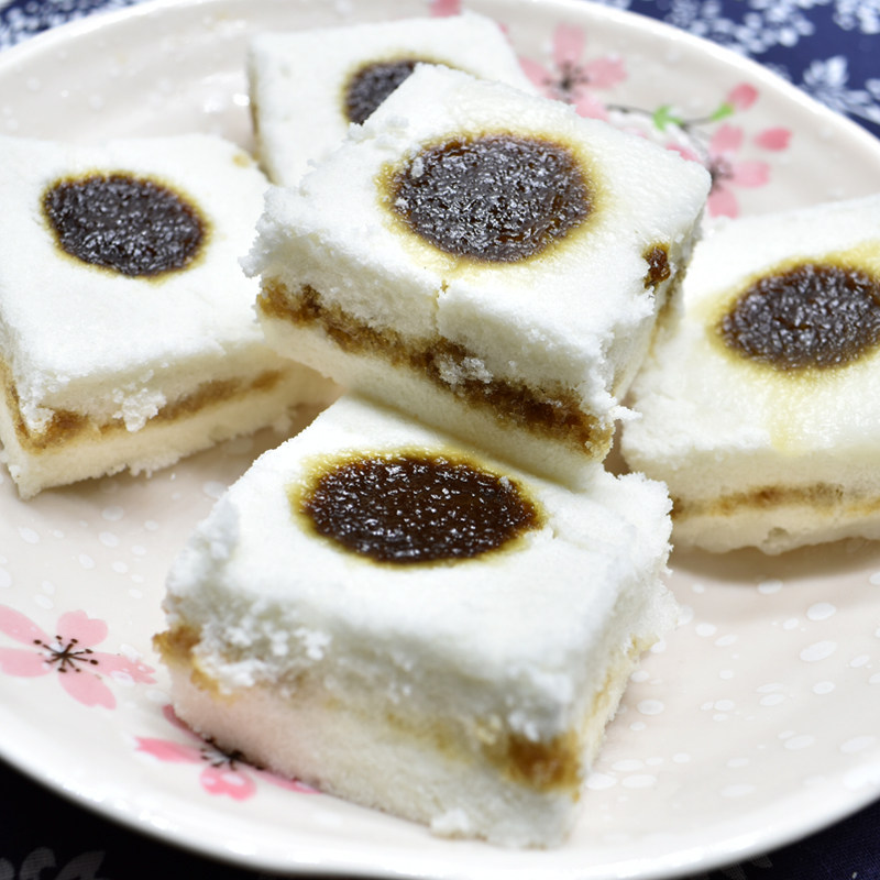 红糖发糕鼎糕湖北天门特产 夹心蒸糕糯米糕顶糕儿时回忆饭后甜点