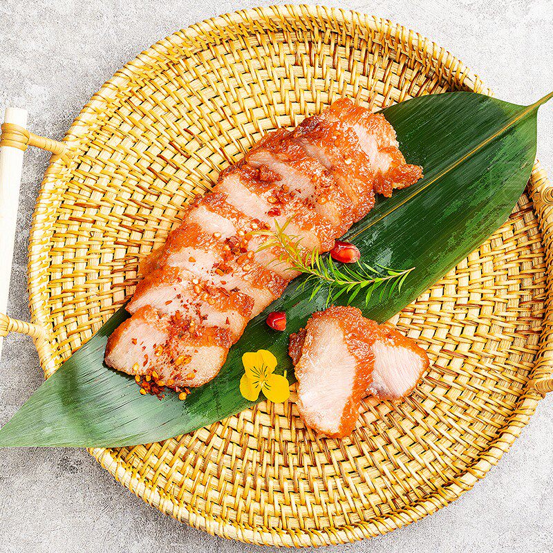 闽南特产小吃 脆南排300g猪颈肉松板肉烧烤油炸食材半成品预制菜