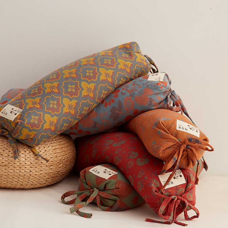 全荞麦皮壳枕头护颈椎助睡眠成人男决明子枕芯小整头夏天硬枕午睡