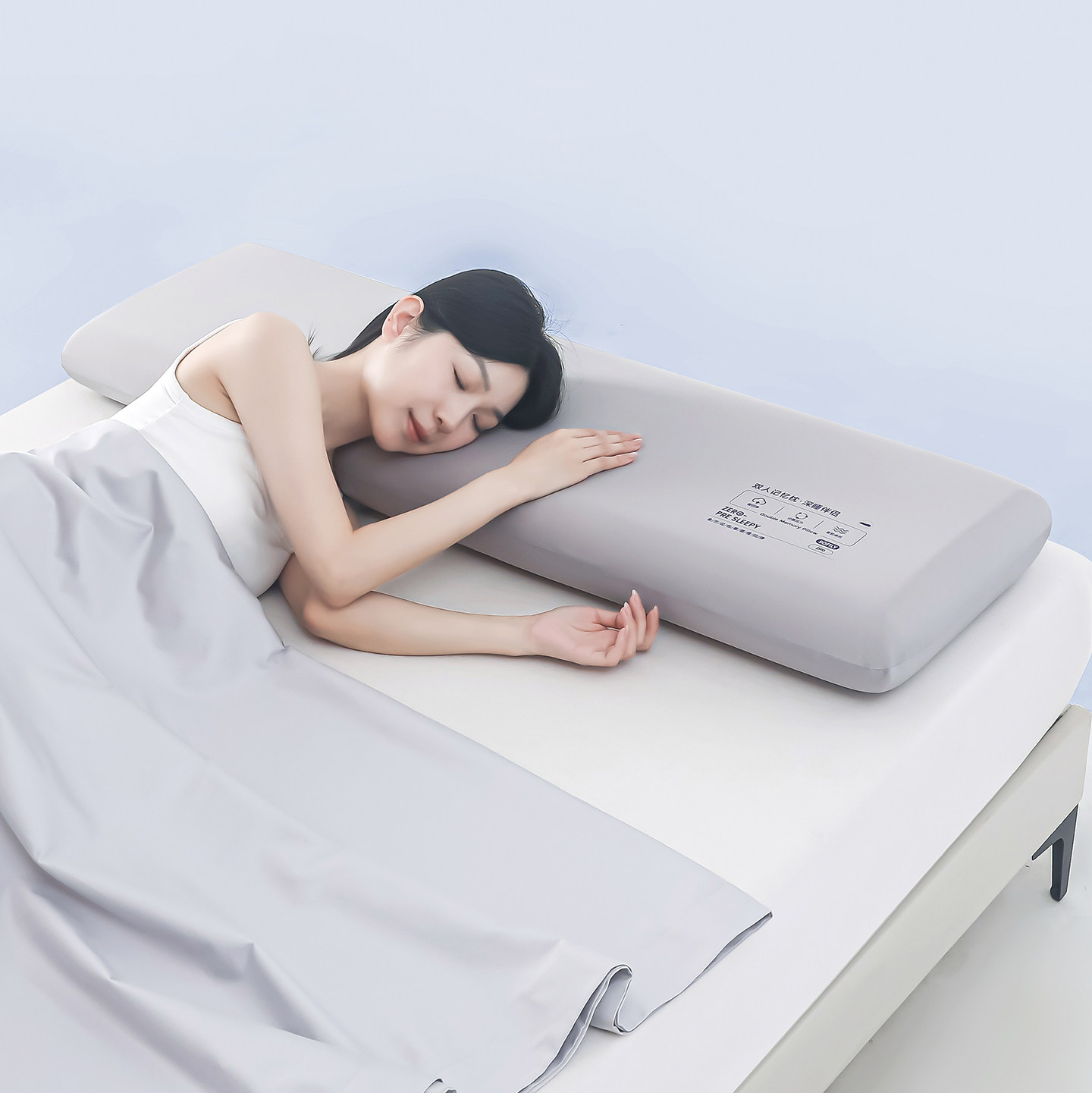 零压深睡记忆绵双人加长枕头1.5m情侣助睡眠长枕芯一米八护颈枕,床上用品,记忆棉枕,淘宝优惠券,粉丝福利购,淘宝优惠卷