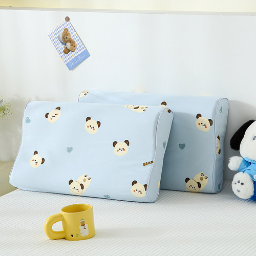 乳胶枕套记忆专用橡胶枕头套儿童30cmx50cm单个40x60家用一对拍2