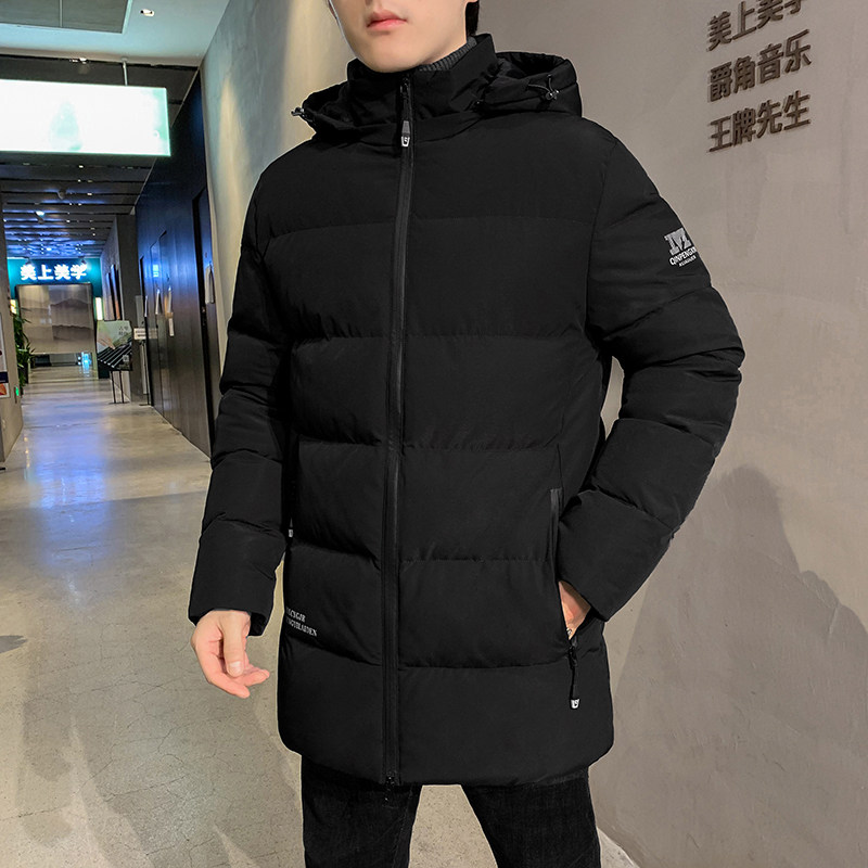 棉衣男款冬季加厚保暖高品质青少年棉服韩系上衣中长款棉袄外套男