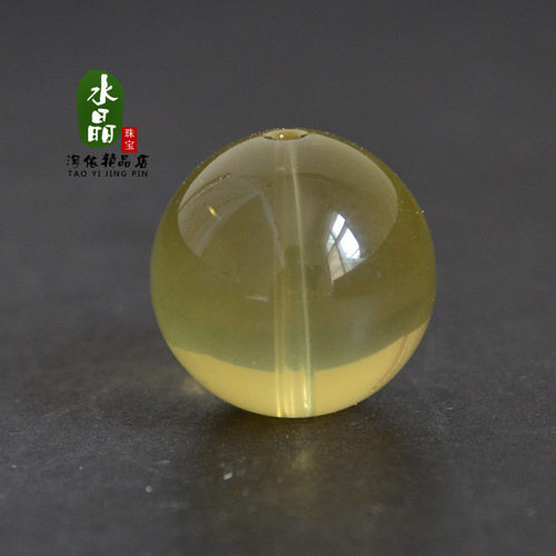 正品纯天然黄水晶散珠单珠大颗粒
