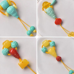 原矿绿松石套装南红蜜蜡三通配饰全套背云金刚星月菩提文玩手串