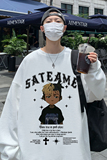 数据超好抖音品质华夫格美式印花潮流圆领卫衣外套W179-P35，男装卫衣，电商A486