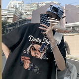 wassupcandy日系重磅t恤男夏季美式高街半袖潮牌短袖纯棉上衣服，男装T恤，电商A486