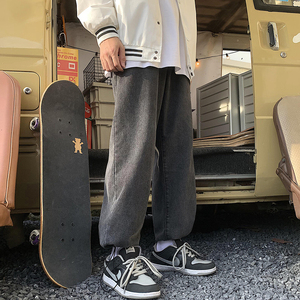 7色 2023春装潮流宽松水洗牛仔裤韩版老爹束脚九分裤男 K159-P40图片