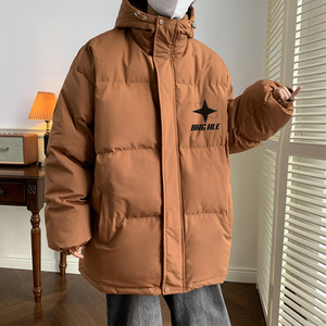 2023冬装新款韩版港风宽松棉衣外套加厚保暖连帽棉服 Y6001-P85图片